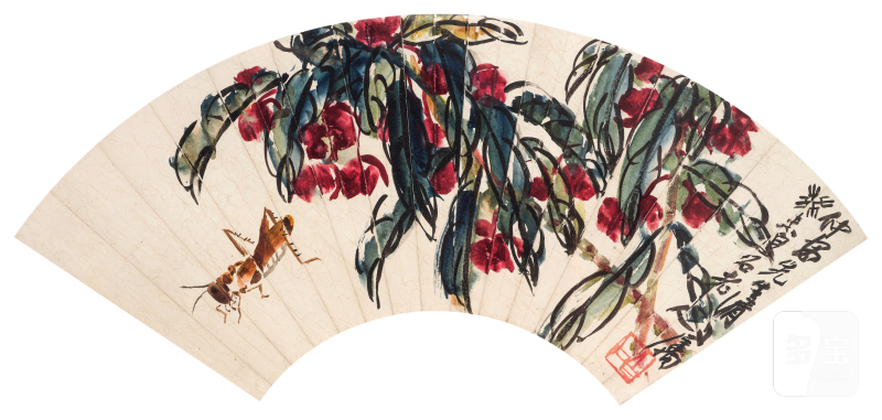 齐白石 1864-1957 秋海棠 - 图2